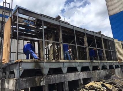 冷卻塔填料如何換？