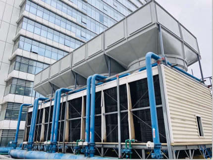 200噸橫流冷卻塔5米處測得噪音52分貝，問鼎整個行業(yè)誰能做到！